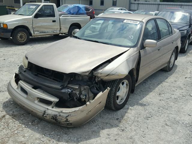 1G3NB52M5X6340250 - 1999 OLDSMOBILE CUTLASS GL GOLD photo 2
