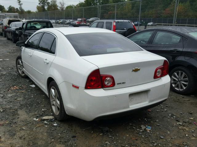 1G1ZA5EU5CF398832 - 2012 CHEVROLET MALIBU LS WHITE photo 3