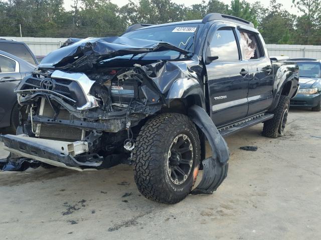 3TMLU4EN3DM131889 - 2013 TOYOTA TACOMA BLACK photo 2