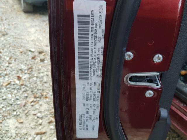 1C6RR7KT4GS218543 - 2016 RAM 1500 ST RED photo 10