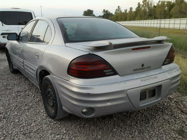 1G2NE52T7XM713089 - 1999 PONTIAC GRAND AM S SILVER photo 3