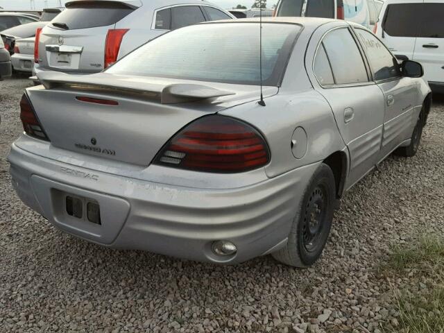 1G2NE52T7XM713089 - 1999 PONTIAC GRAND AM S SILVER photo 4