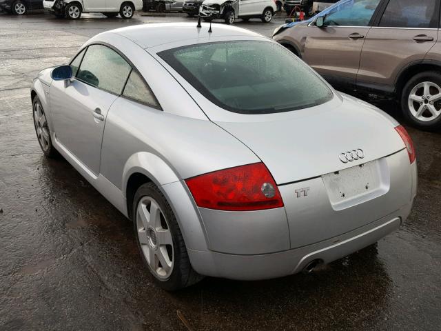 TRUTC28NXY1001636 - 2000 AUDI TT NEIMAN SILVER photo 3