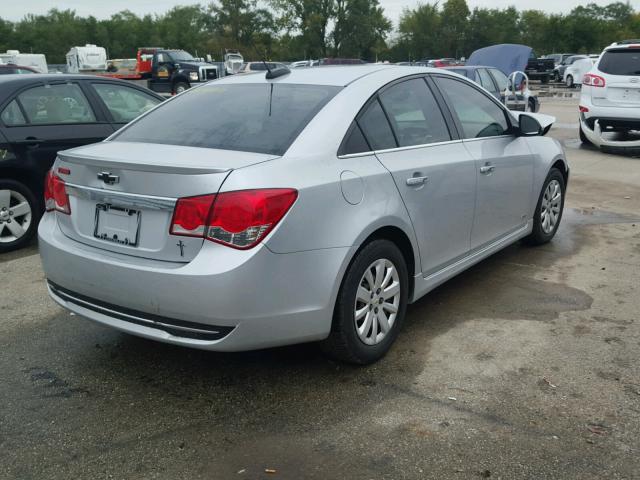 1G1PG5SB9F7120524 - 2015 CHEVROLET CRUZE LTZ SILVER photo 4