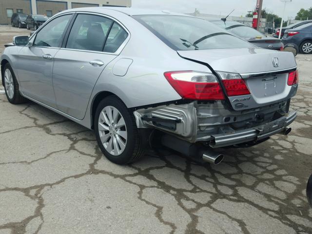 1HGCR3F82DA048358 - 2013 HONDA ACCORD SILVER photo 3