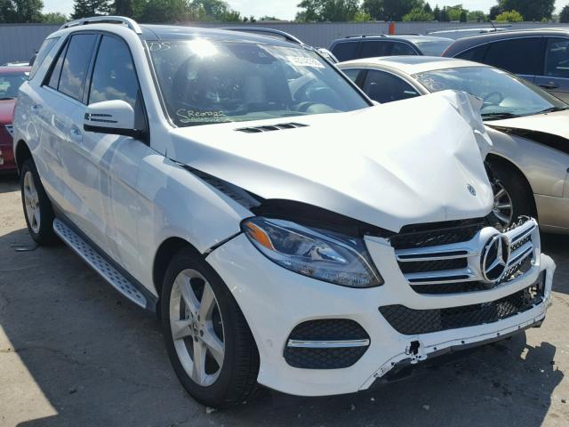 4JGDA5HB6JB104365 - 2018 MERCEDES-BENZ GLE 350 4M WHITE photo 1