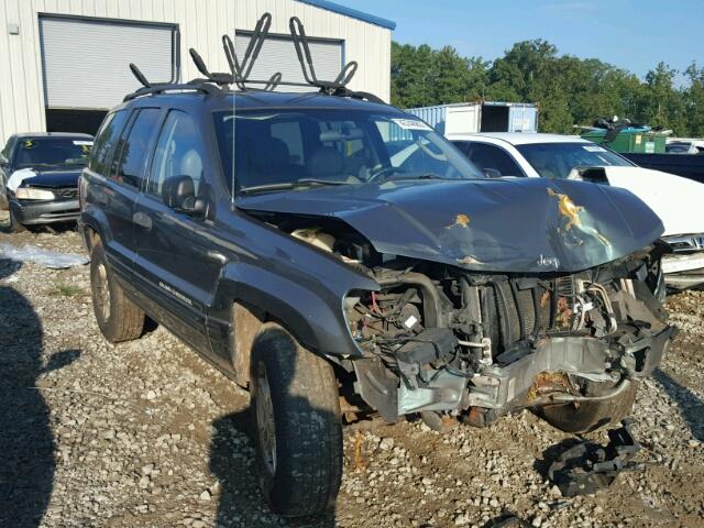 1J4GX48S24C220326 - 2004 JEEP GRAND CHER GREEN photo 1