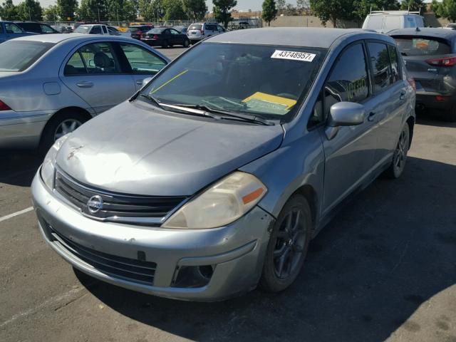 3N1BC1CP5AL461443 - 2010 NISSAN VERSA S SILVER photo 2