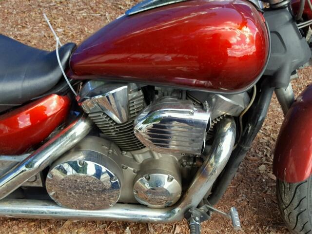 1HFSC55094A011008 - 2004 HONDA VTX1300 C BURGUNDY photo 7