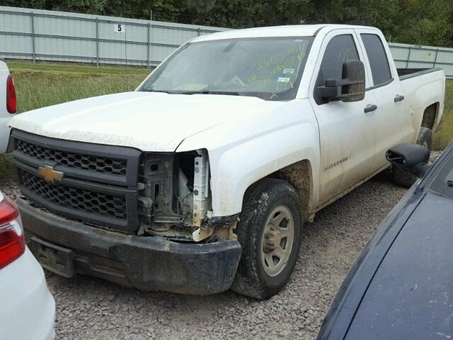 1GCRCPEC6EZ211698 - 2014 CHEVROLET SILVERADO WHITE photo 2