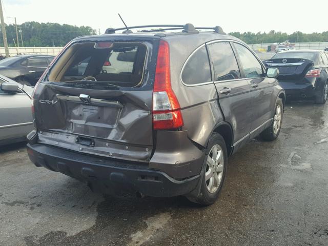 5J6RE48779L036095 - 2009 HONDA CR-V EXL GRAY photo 4