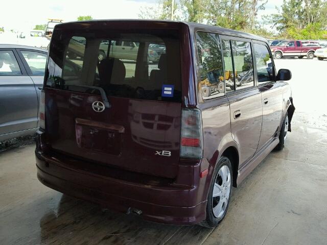 JTLKT324950210531 - 2005 TOYOTA SCION XB 紫色 照片 4