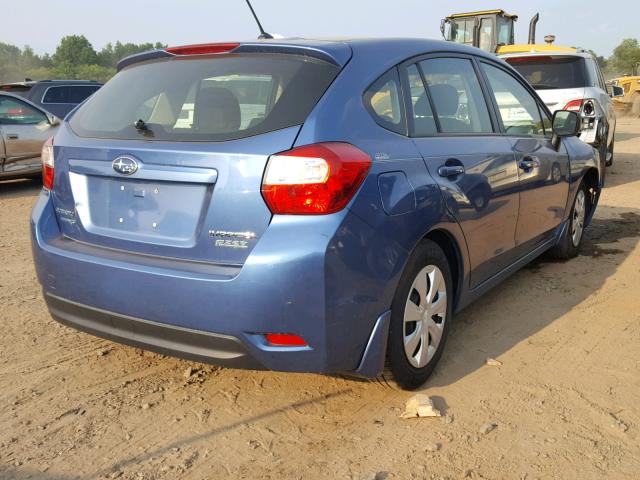 JF1GPAA61E8248842 - 2014 SUBARU IMPREZA BA BLUE photo 4