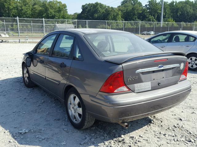 1FAFP38342W333944 - 2002 FORD FOCUS ZTS GRAY photo 3