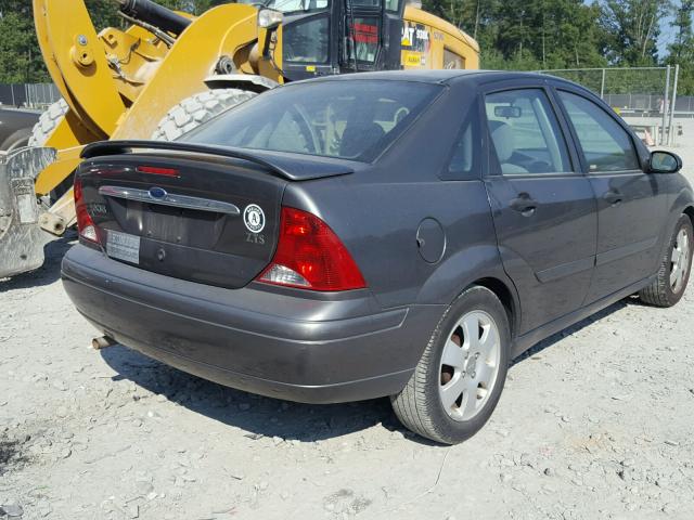 1FAFP38342W333944 - 2002 FORD FOCUS ZTS GRAY photo 4