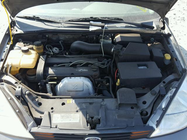 1FAFP38342W333944 - 2002 FORD FOCUS ZTS GRAY photo 7