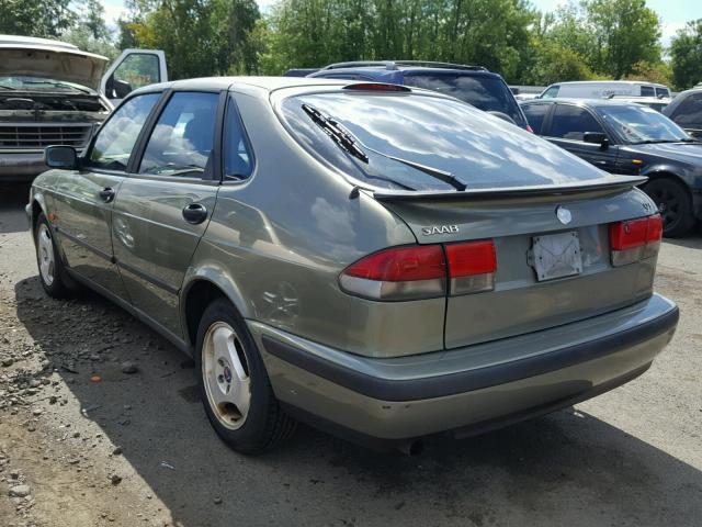 YS3DD55N9X2084740 - 1999 SAAB 9-3 S GREEN photo 3