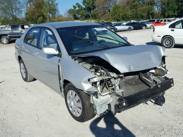 1NXBR32E24Z221344 - 2004 TOYOTA COROLLA SILVER photo 1