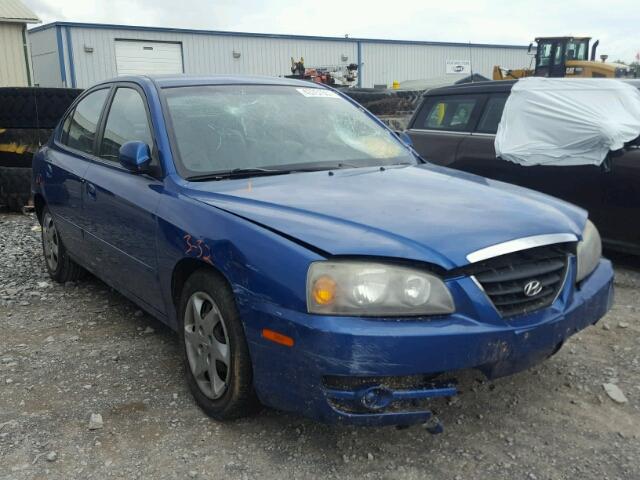 KMHDN46D16U229983 - 2006 HYUNDAI ELANTRA GL BLUE photo 1