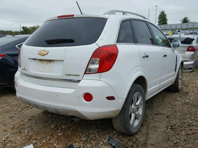 3GNAL4EK9DS586281 - 2013 CHEVROLET CAPTIVA LT WHITE photo 4