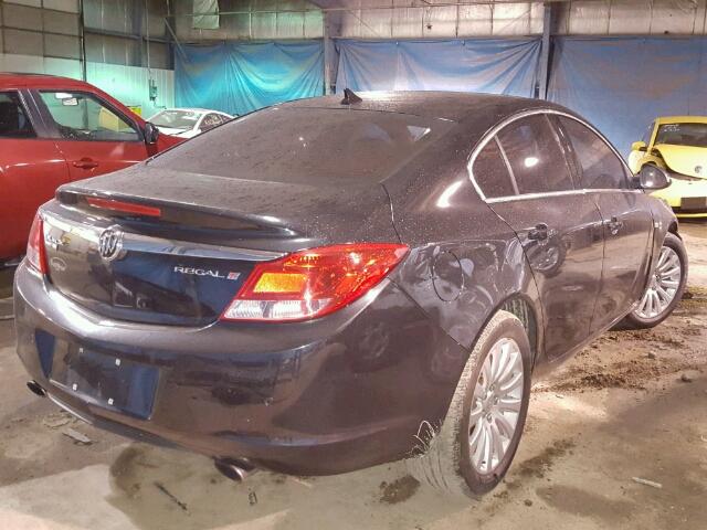 W04GY5GV2B1070810 - 2011 BUICK REGAL CXL BLACK photo 4