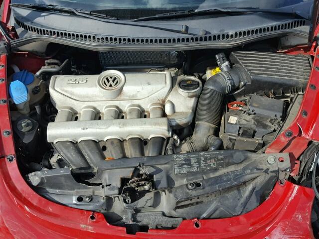 3VWRF31Y46M323126 - 2006 VOLKSWAGEN NEW BEETLE RED photo 7