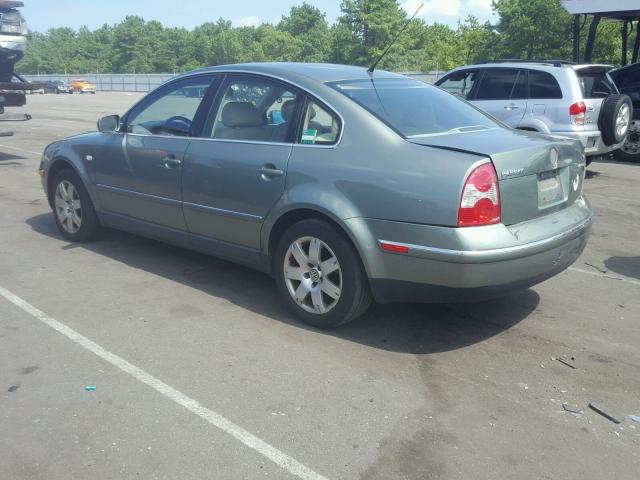 WVWTH63BX1E179674 - 2001 VOLKSWAGEN PASSAT GLX 绿色 照片 3