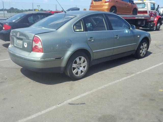 WVWTH63BX1E179674 - 2001 VOLKSWAGEN PASSAT GLX 绿色 照片 4