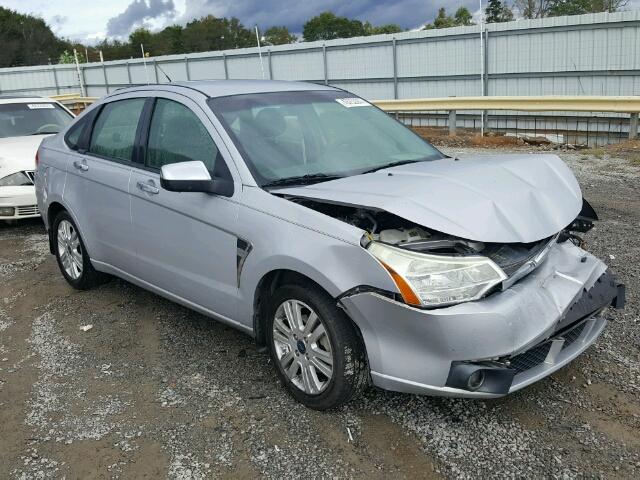 1FAHP35NX8W287866 - 2008 FORD FOCUS SE SILVER photo 1