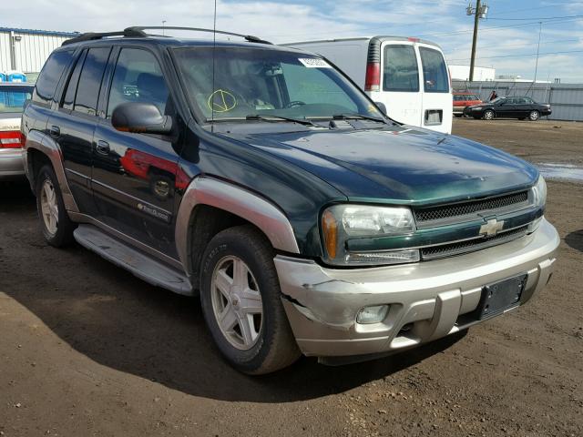 1GNDT13S232149473 - 2003 CHEVROLET TRAILBLAZE GREEN photo 1