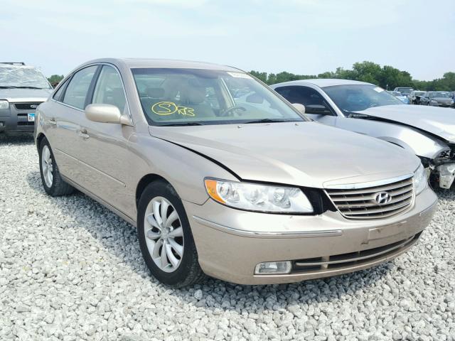 KMHFC46F46A092555 - 2006 HYUNDAI AZERA SE TAN photo 1