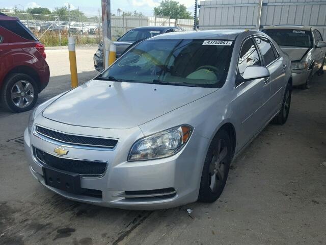 1G1ZC5E03CF124150 - 2012 CHEVROLET MALIBU 1LT SILVER photo 2