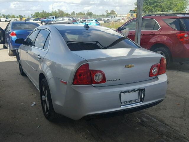 1G1ZC5E03CF124150 - 2012 CHEVROLET MALIBU 1LT SILVER photo 3