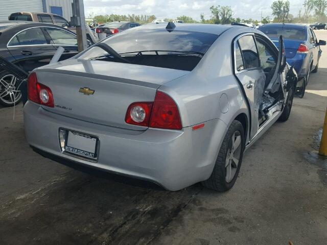 1G1ZC5E03CF124150 - 2012 CHEVROLET MALIBU 1LT SILVER photo 4