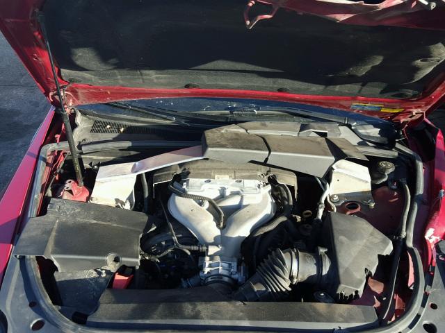 1G6DT57V290103217 - 2009 CADILLAC CTS MAROON photo 7