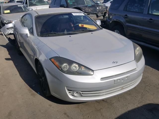 KMHHN66F98U293237 - 2008 HYUNDAI TIBURON GT SILVER photo 1