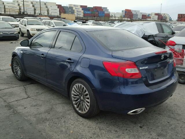 JS2RE9A33C6100073 - 2012 SUZUKI KIZASHI SE BLUE photo 3