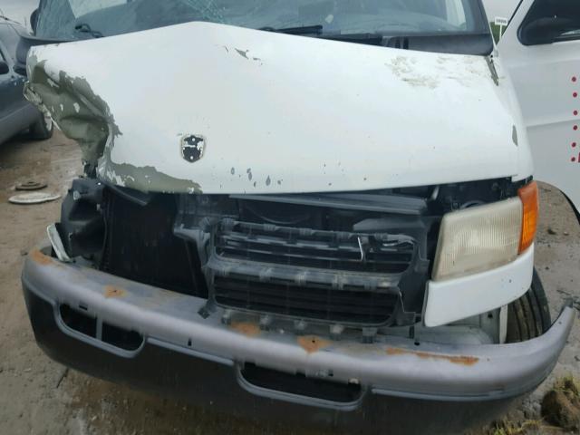 2B7JB21Y3XK567519 - 1999 DODGE RAM VAN WHITE photo 7