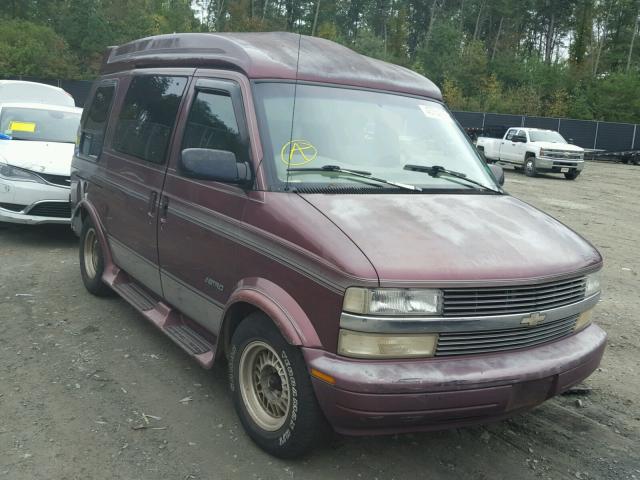 1GBDM19W0TB173288 - 1996 CHEVROLET ASTRO BURGUNDY photo 1