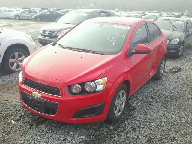 1G1JA5SHXF4157644 - 2015 CHEVROLET SONIC LS RED photo 9