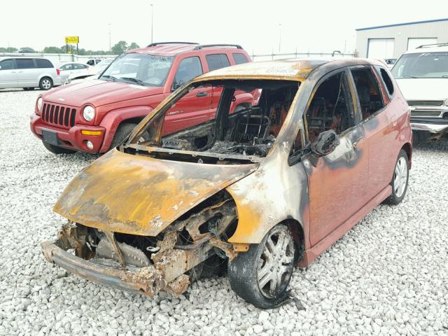 JHMGD38647S016695 - 2007 HONDA FIT S 粉色 照片 2