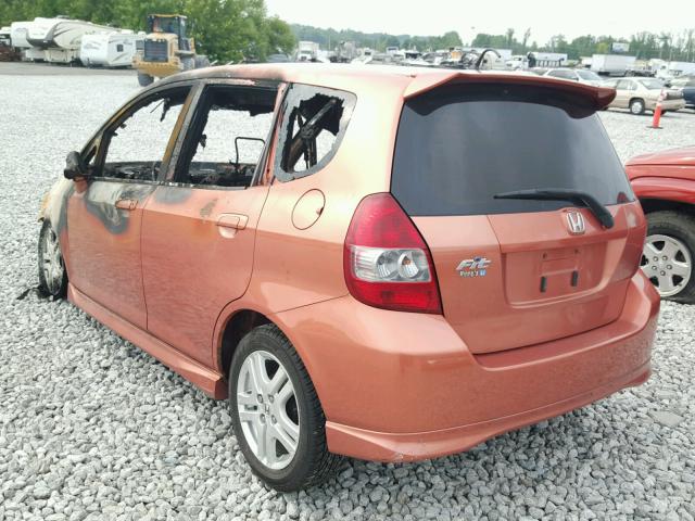 JHMGD38647S016695 - 2007 HONDA FIT S 粉色 照片 3