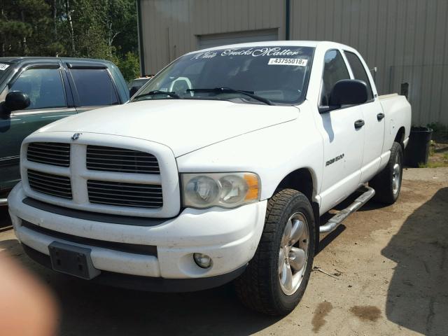 1D7HU18N22J199553 - 2002 DODGE RAM 1500 WHITE photo 2