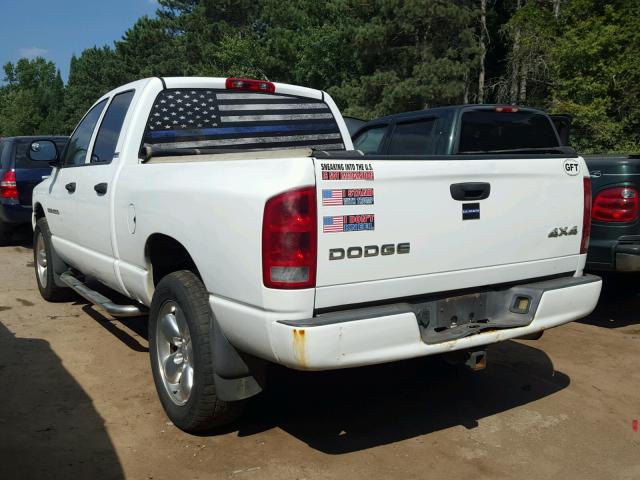 1D7HU18N22J199553 - 2002 DODGE RAM 1500 WHITE photo 3