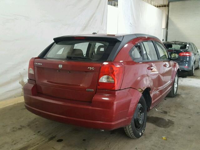 1B3HE78K37D429947 - 2007 DODGE CALIBER R/ RED photo 4