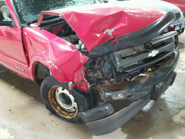 1GCCS1449V8206243 - 1997 CHEVROLET S TRUCK S1 RED photo 9