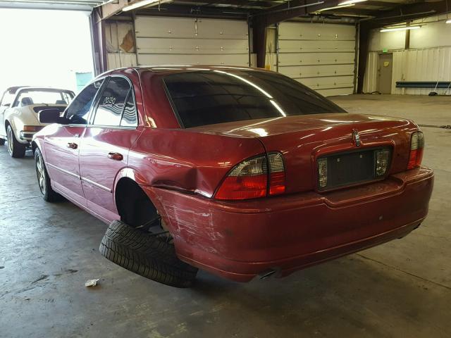1LNFM87A56Y616777 - 2006 LINCOLN LS BURGUNDY photo 3