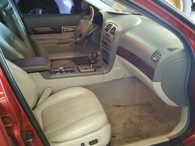 1LNFM87A56Y616777 - 2006 LINCOLN LS BURGUNDY photo 5