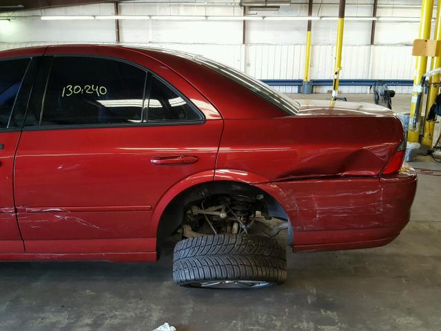 1LNFM87A56Y616777 - 2006 LINCOLN LS BURGUNDY photo 9