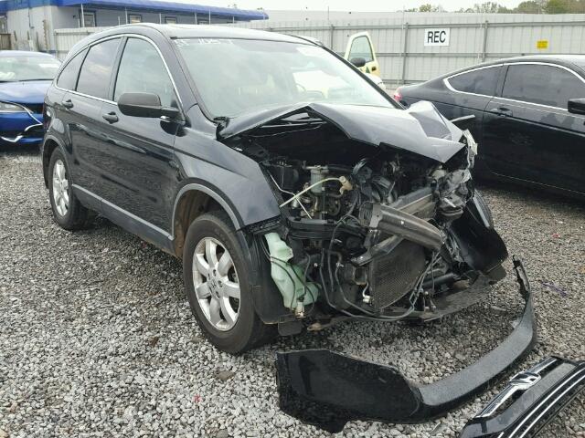 JHLRE48597C066199 - 2007 HONDA CR-V EX BLACK photo 1